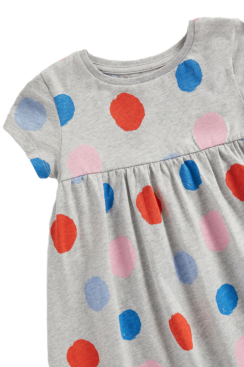 Thumbnail: Girls Short Sleeves Casual Dress Grey by Mothercare