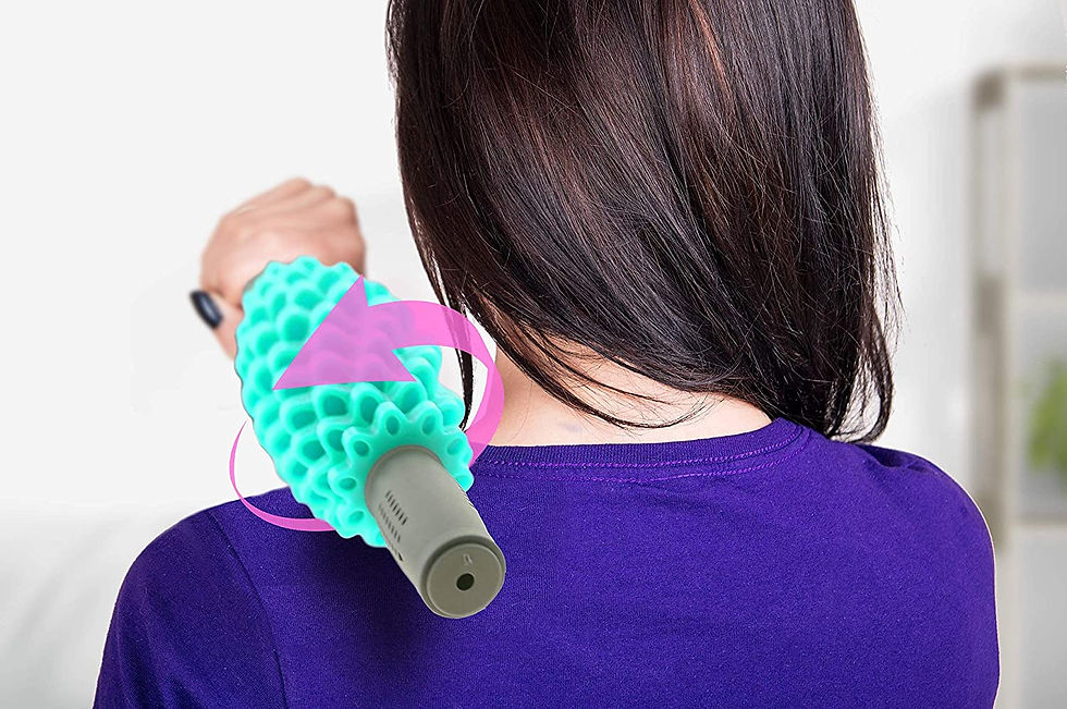 Thumbnail: Full Body Therapy Massage Roller 16.5", Mint by Nicole Miller