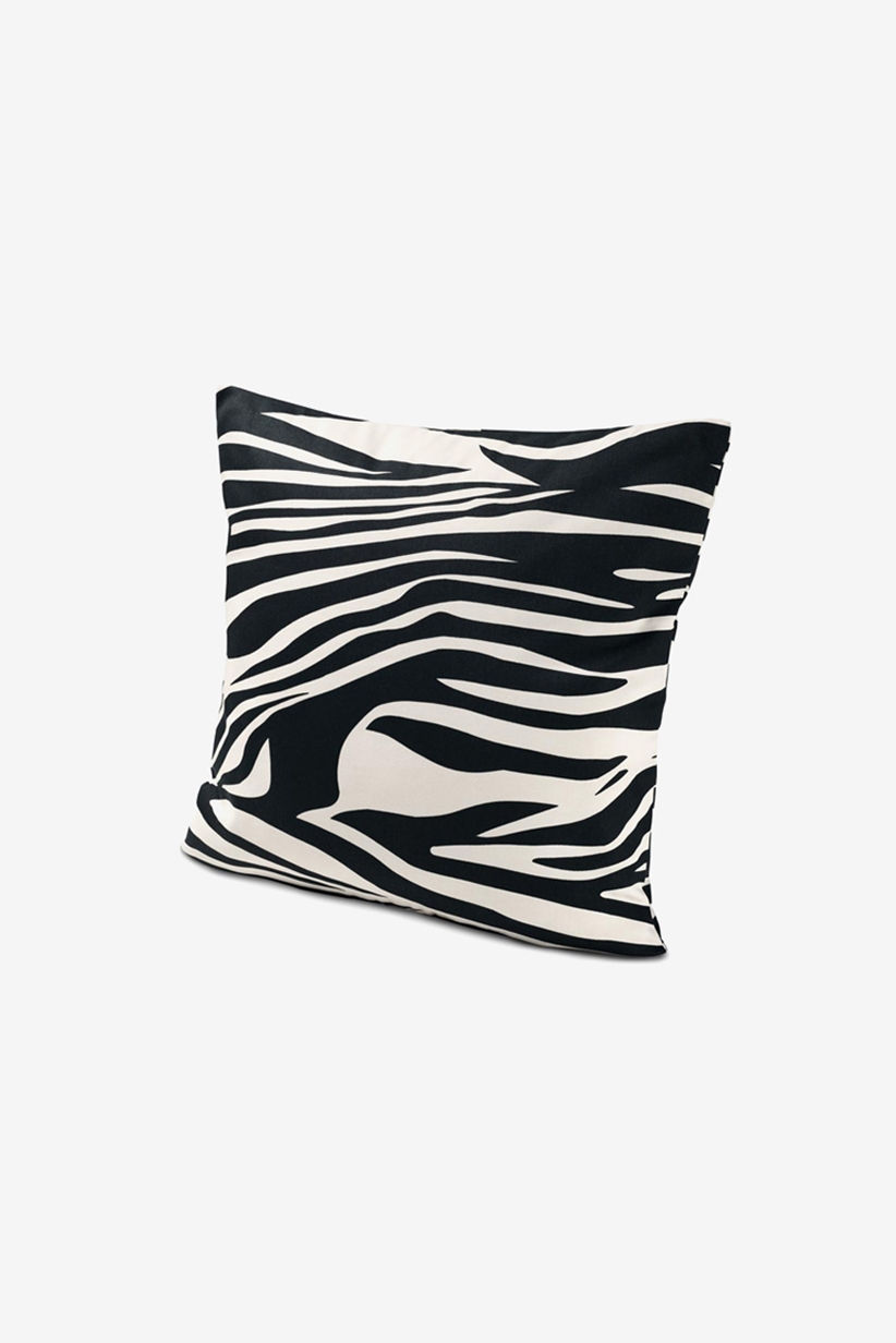 Thumbnail: Graphic 2-Piece Cushion Cover 50 x 50 cm, Yellow/Black by Tchibo