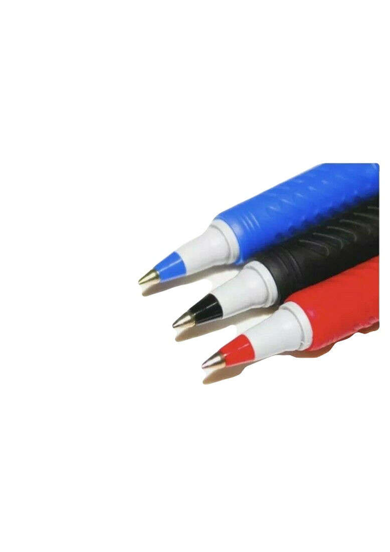 Thumbnail: Bic Roller Grip Pens, 3-Pack