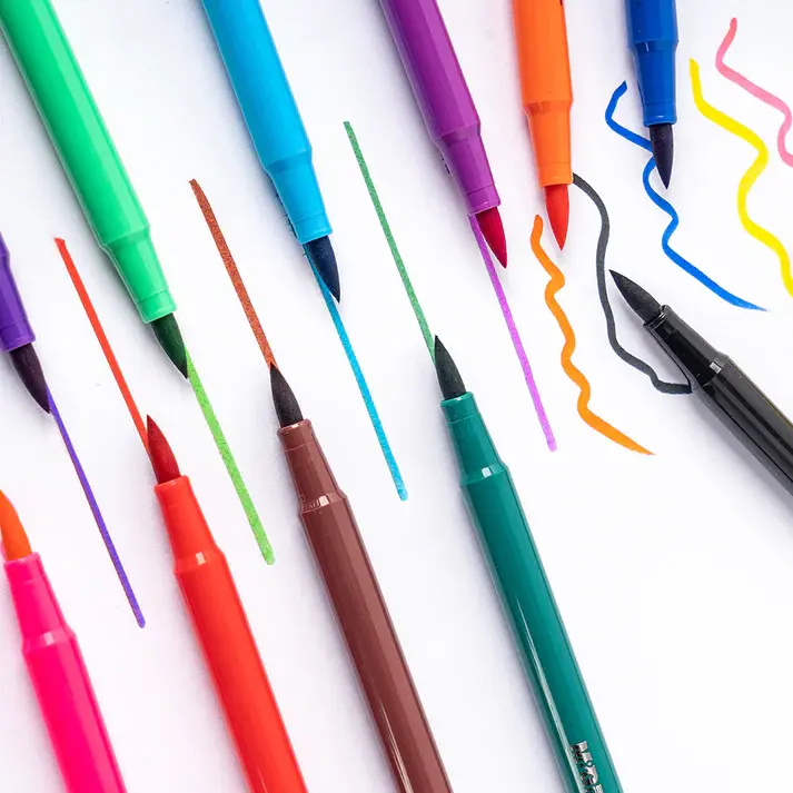 Thumbnail: Soft Brush Water Color Pen ACP901CC, 12 Colours by M&G