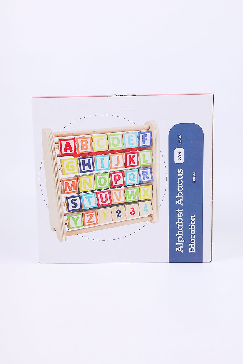 Thumbnail: Alphabet Abacus, Tan Combo by Leo & Friends