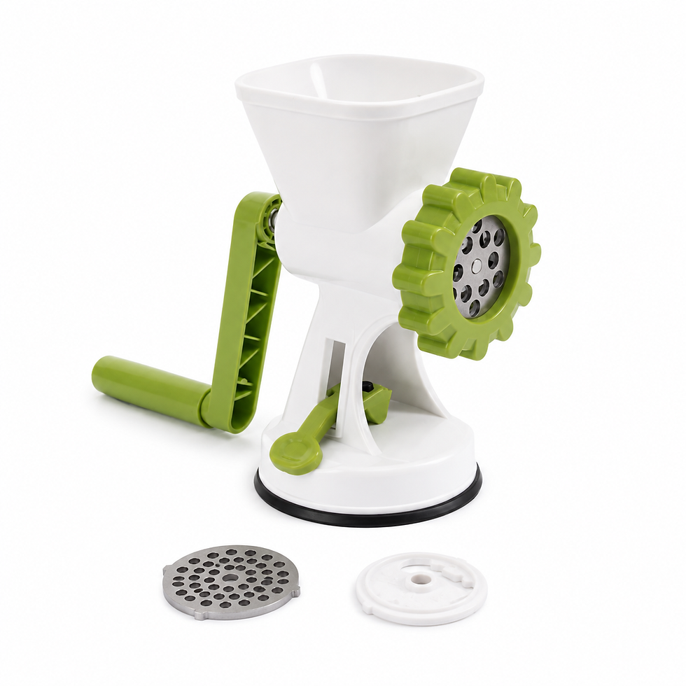 Thumbnail: Manual Meat Grinder, White/Green by Noon East