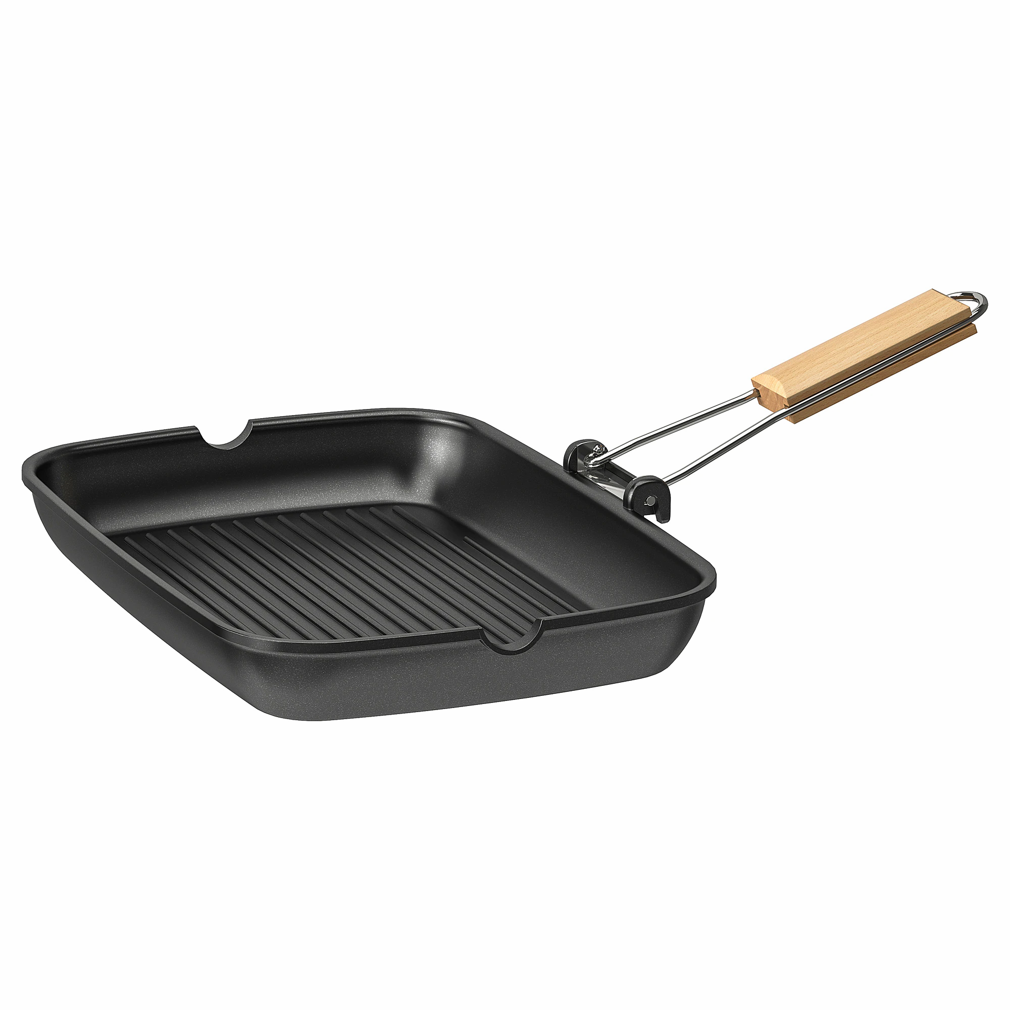 GRILLA Grill Pan, 36x26 cm, Black by IKEA