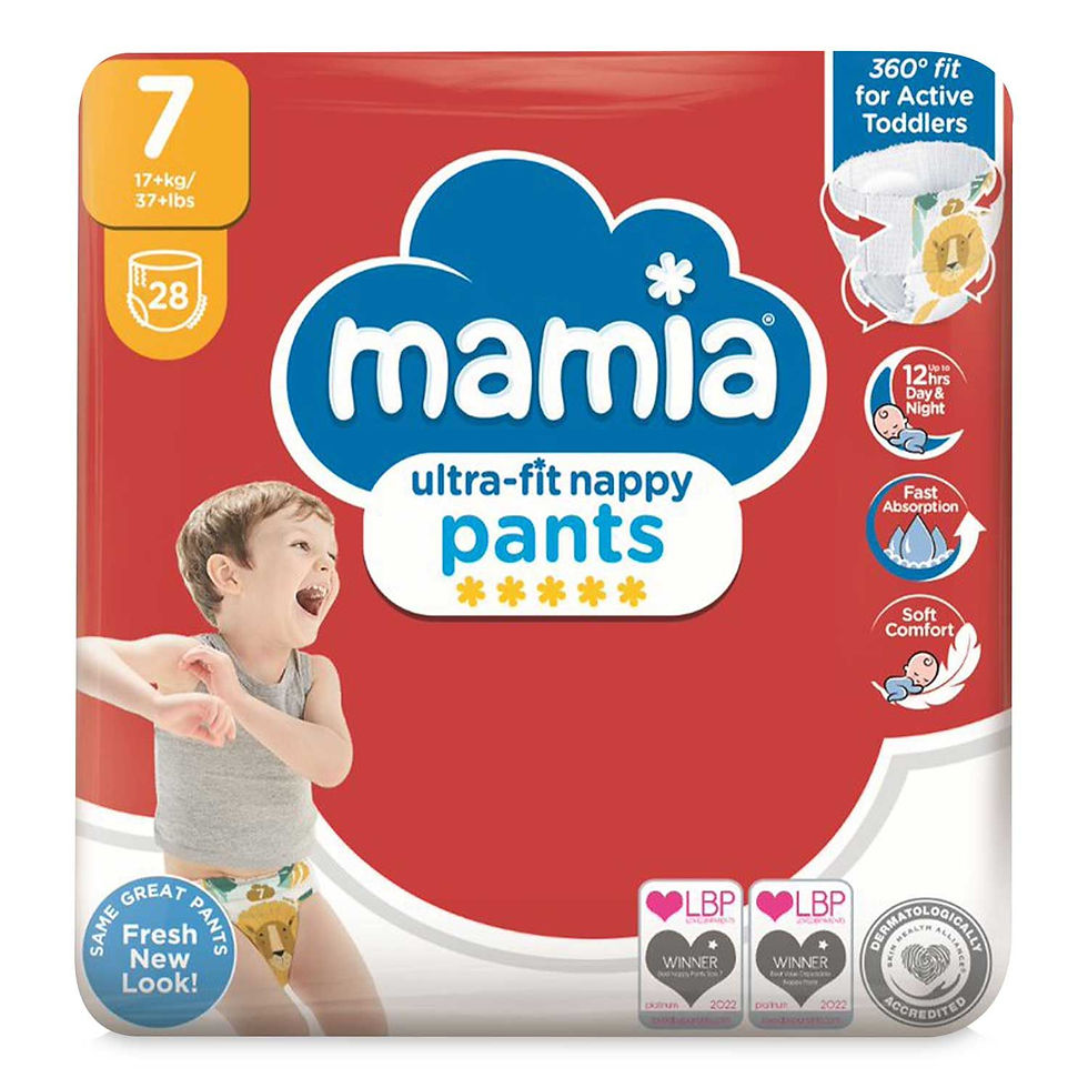 Thumbnail: Mamia Ultra-fit Nappy Pants Size 7, 17+kg, 28 Pants