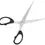 Thumbnail: Classic Scissors 6009 180mm 7" Length, Black by Deli
