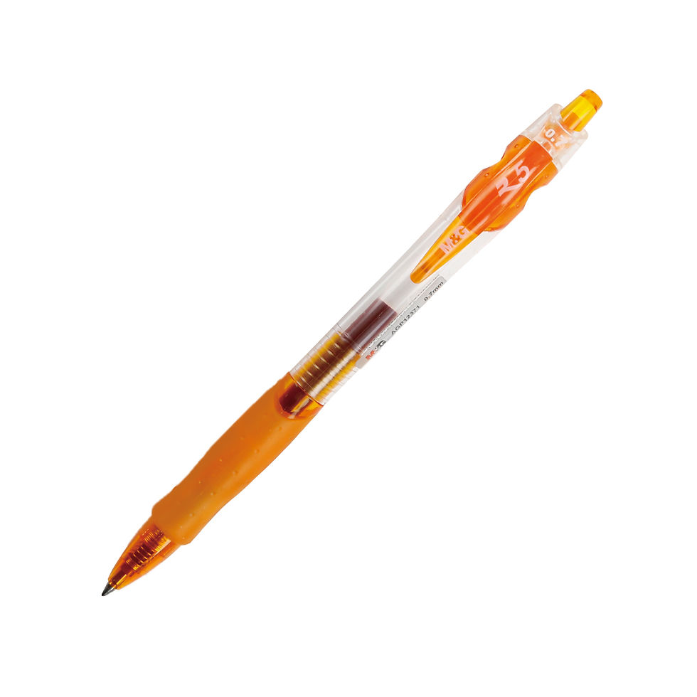 Thumbnail: Retractable Gel Pen 0.7mm APG12371 - Pink/Purple/Green/Orange by M&G