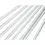 Thumbnail: Metallic Paper Straws 30-Pack, Silver