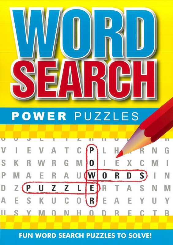 Word Search Power Puzzles Yellow