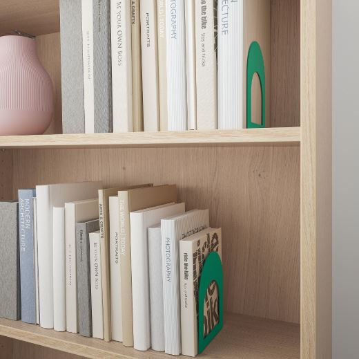 Thumbnail: BOTTNA Book-end Bright Green, 2-pack by IKEA