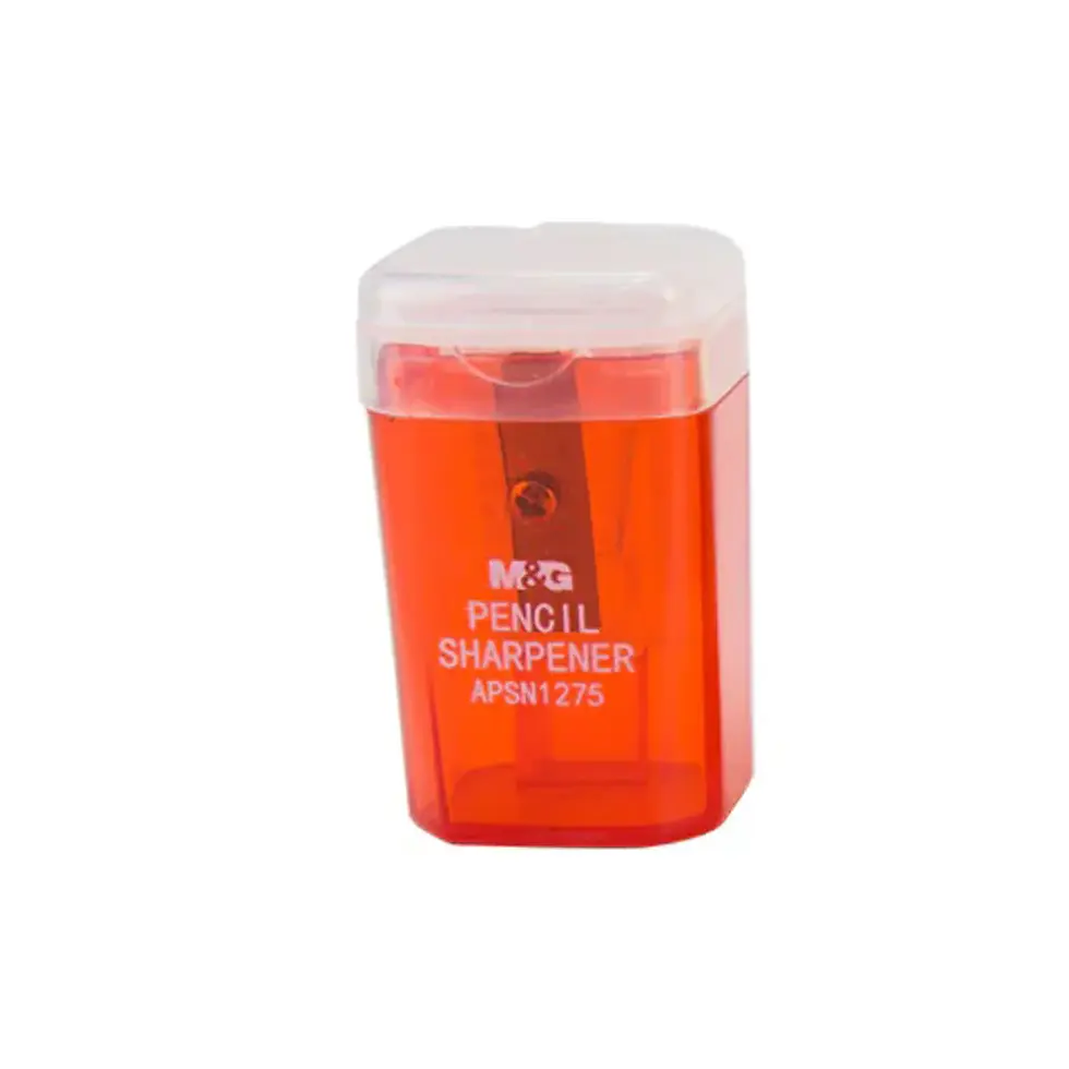 Thumbnail: Single Hole Storage Pencil Sharpener APSN1275 2-Pack, Red by M&G