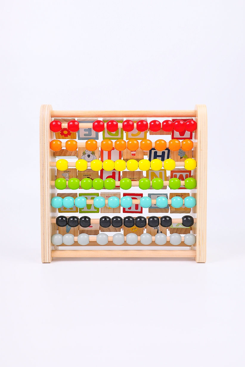 Thumbnail: Alphabet Abacus, Tan Combo by Leo & Friends