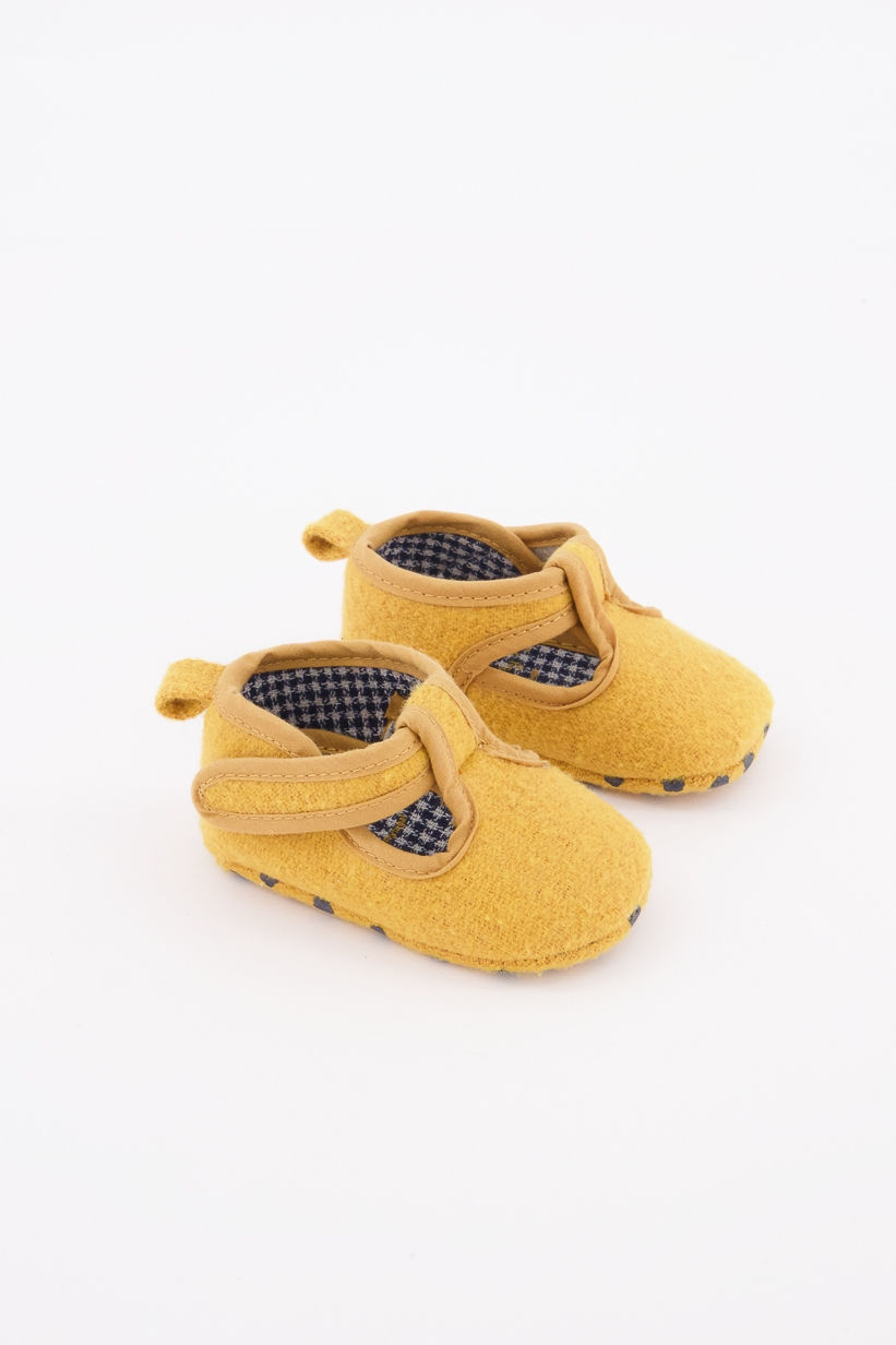 Thumbnail: Girls Velcro Footwear Size 14/15 EU, Yellow by ZY Baby