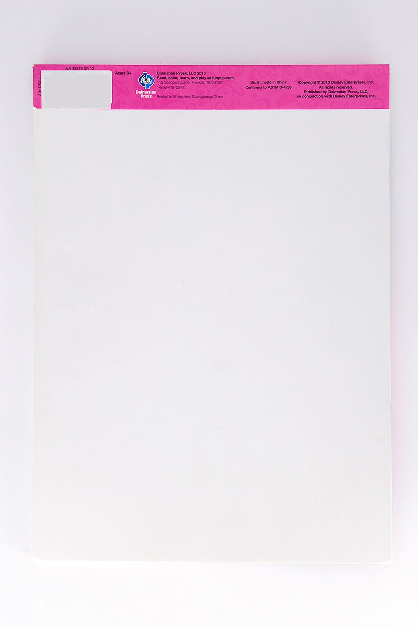 Thumbnail: Sofia The First Page Palette Book to Colour with Paint Brush by Disney