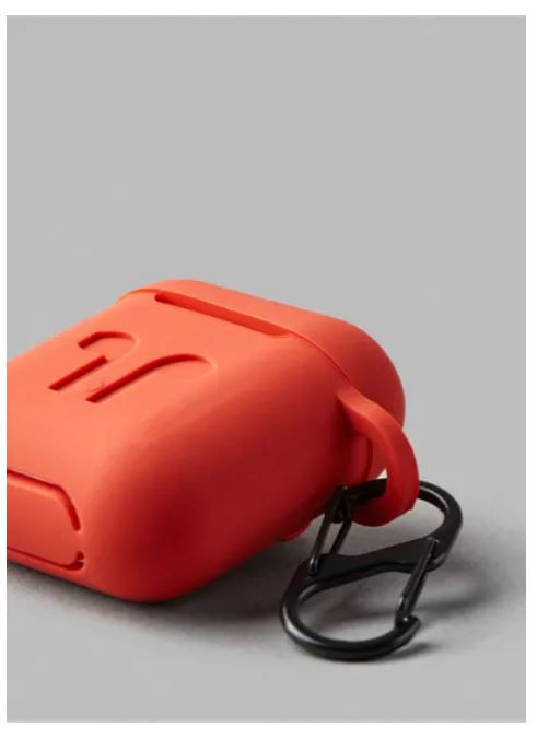 Thumbnail: Protective Silicone Case Cover For Apple AirPods 2, Red by Noon East