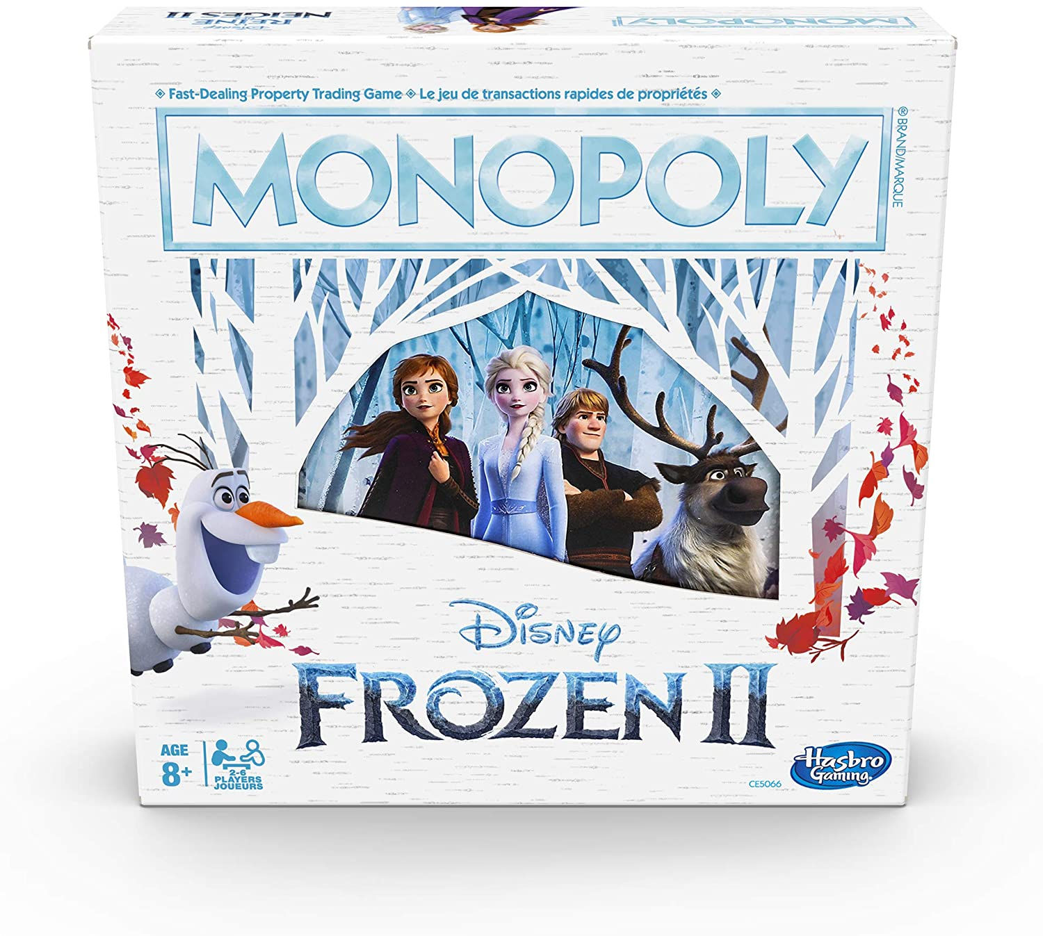 Disney Frozen 2 Edition Monopoly Board Game by Hasbro
