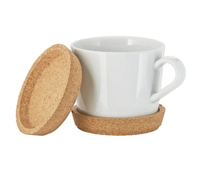 Thumbnail: IKEA 365+ Coasters 10cm, 2-Piece, Cork by IKEA