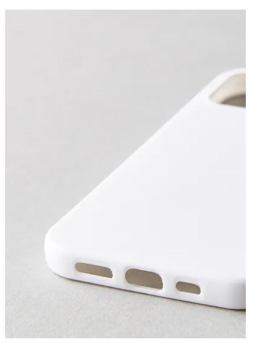 Thumbnail: Protective TPU Frosted Case Cover For Apple iPhone 12, White by Noon East