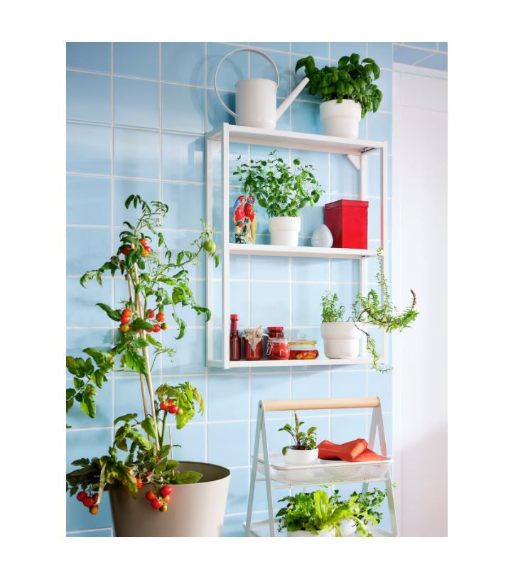 Thumbnail: FÖRENLIG Plant Pot, In/Outdoor 9cm, White by IKEA