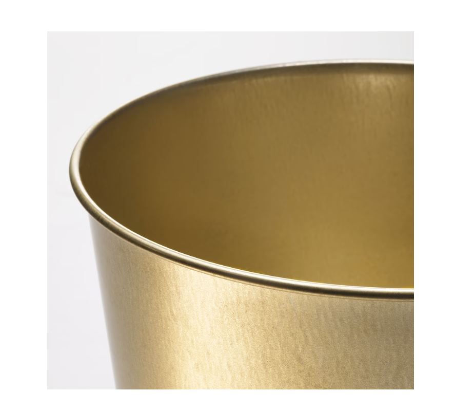Thumbnail: DAIDAI Plant Pot 19 cm, Brass by IKEA