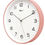 Thumbnail: Decorative Wall Clock 30.5 cm, Pink/White by Switch