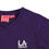 Thumbnail: V Neck T Shirt Junior Girls, Purple by LA Gear