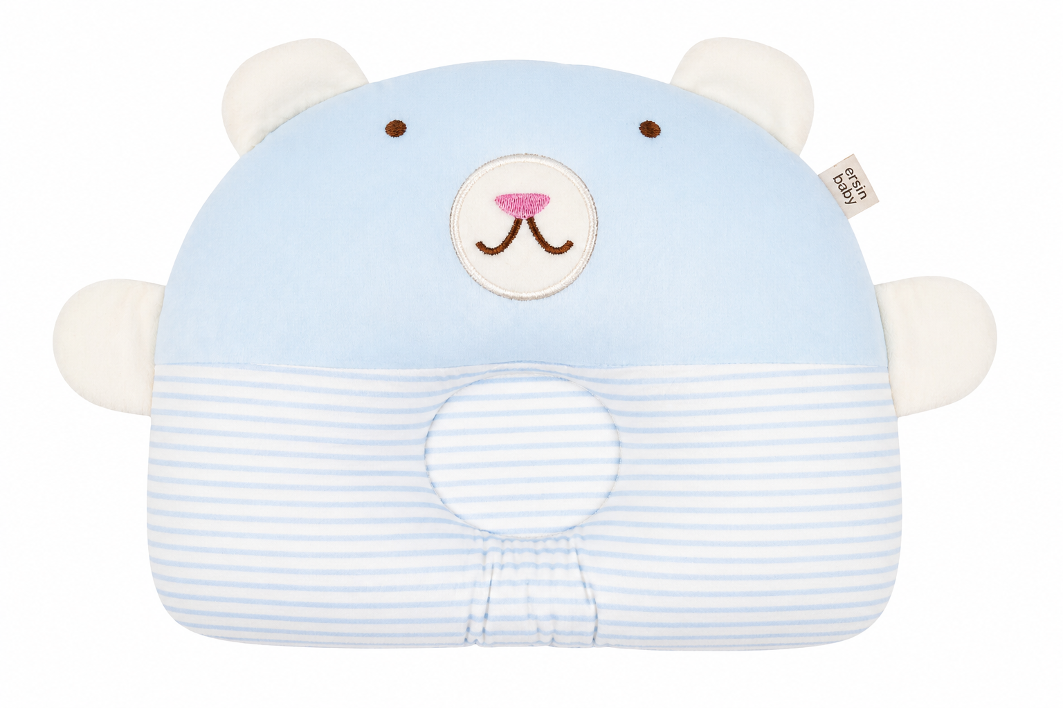 Baby Living Museum Baby Pillow, Blue