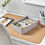 Thumbnail: KUGGIS Box 18x26x8 cm, Light Grey by IKEA