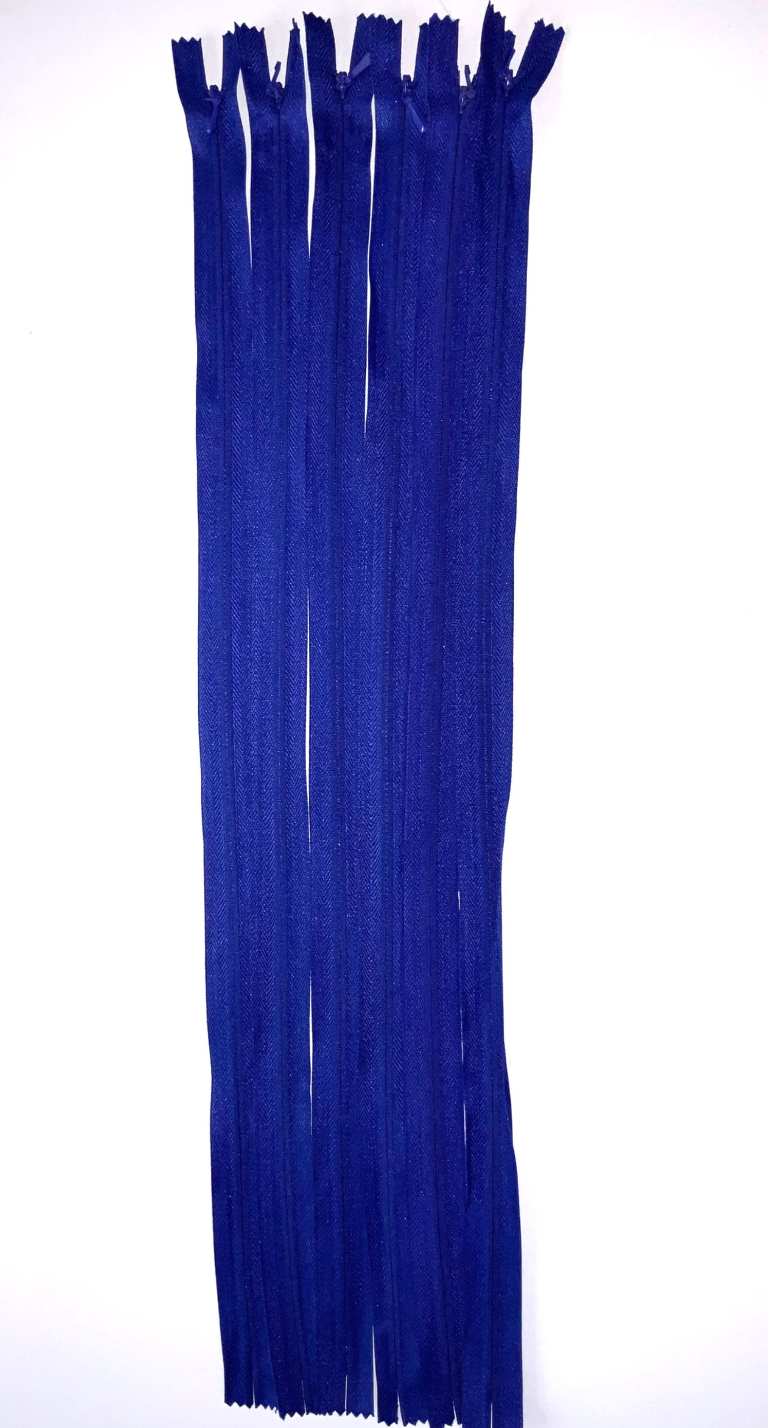 20 Inch Nylon Invisible Zippers 6-pack, Royal Blue