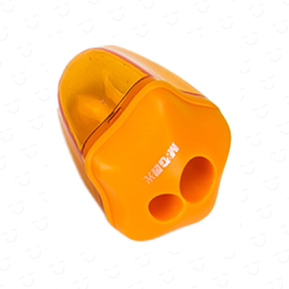 Thumbnail: M&G Starfish Double Holes Pencil Sharpener, 3-Piece, Orange