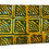 Thumbnail: Handcrafted Batik Cotton Fabric, Abstract Yellow & Green (Approx. 5 Yards)