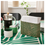 Thumbnail: NÄBBFISK Napkin Holder 15x22 cm, Paper/Patterned Green by IKEA