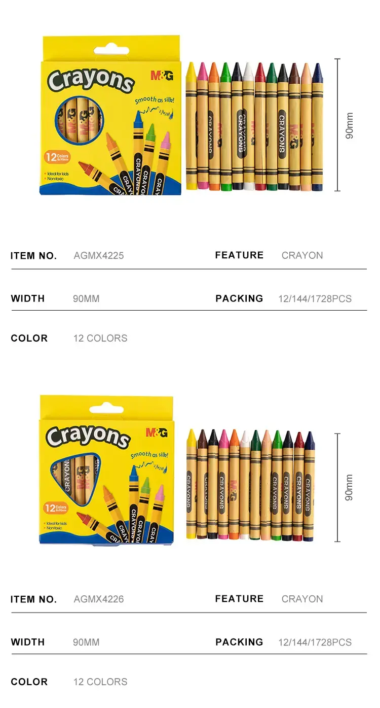 Thumbnail: Crayons Jumbo 12 Colours by M&G