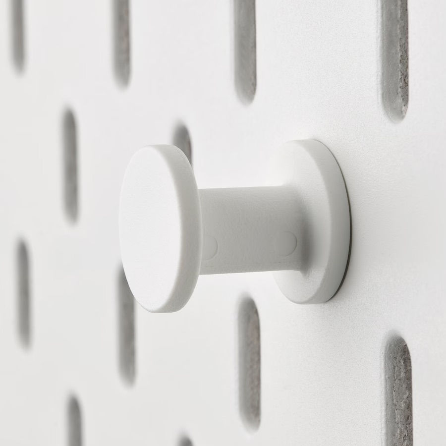 Thumbnail: SKÅDIS Hook 19 mm, White by IKEA