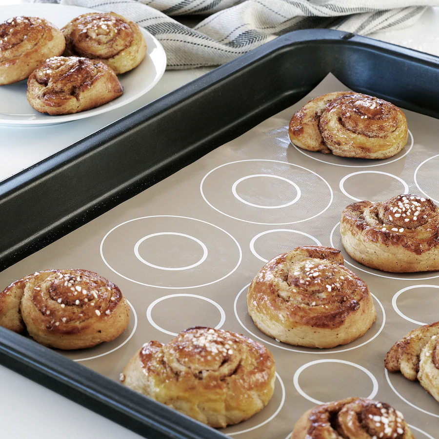 Thumbnail: BAKTRADITION Baking Mat 41x31 cm, Beige by IKEA