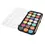 Thumbnail: Watercolor Pan Set, Pearlescent Colors, 21 Shades & Paint Brush by KINGART®