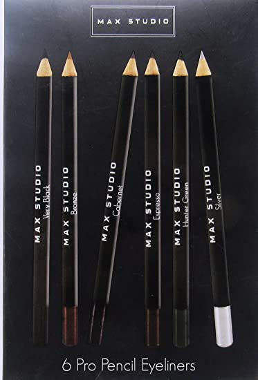 Thumbnail: 6 Pro Pencil Eyeliners by Max Studio