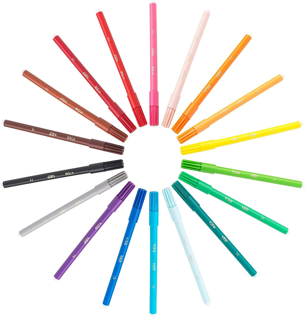 Thumbnail: Visa Special Format Felt Pens 18-Pack by BIC Kids