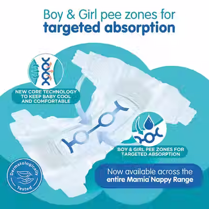 Thumbnail: Mamia Ultra Dry Nappies Size 4+ Jumbo Pack, 78-Pack