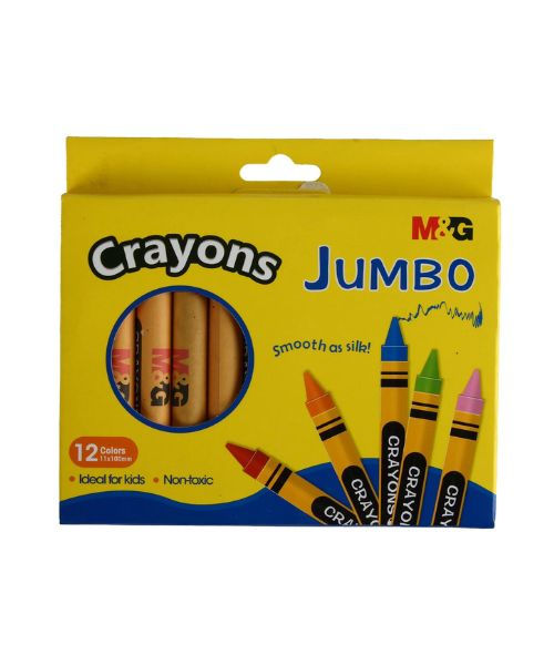 Thumbnail: Crayons Jumbo 12 Colours by M&G