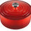Thumbnail: Signature Enamelled Cast Iron Casserole Dish 26cm 5.3L, Cerise Red by Le Creuset