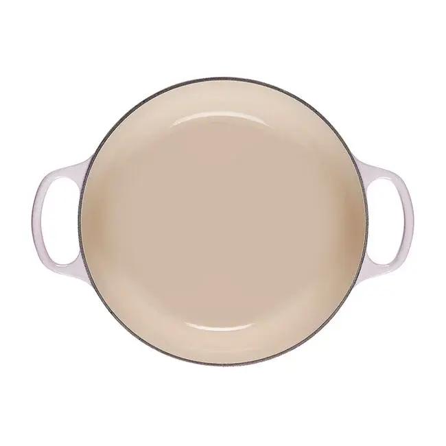 Thumbnail: Signature Enamelled Cast Iron Casserole Dish 24cm 4.2L, Shallot by Le Creuset