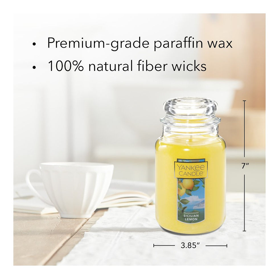 Thumbnail: Sicillian Lemon Large Jar Single Wick Candle by Yankee Candle