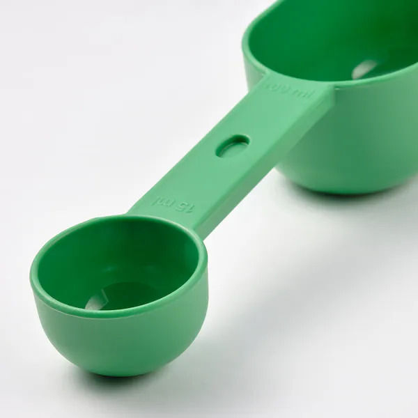 Thumbnail: UPPFYLLD Measuring Cup, Set of 2, White/Black by IKEA