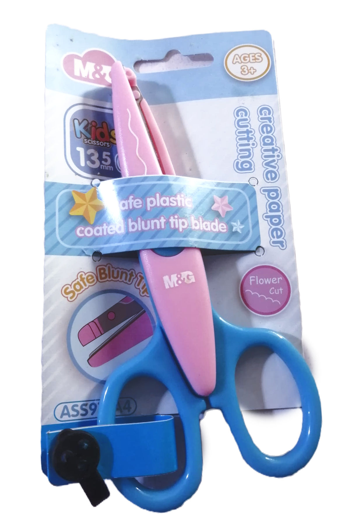 Kids Scissors 13.5mm ASS913A4, Pink/Blue by M&G
