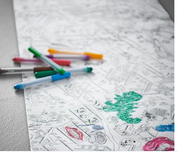 Thumbnail: MÅLA Felt-tip Pen, Mixed Colours Assorted Colours by IKEA