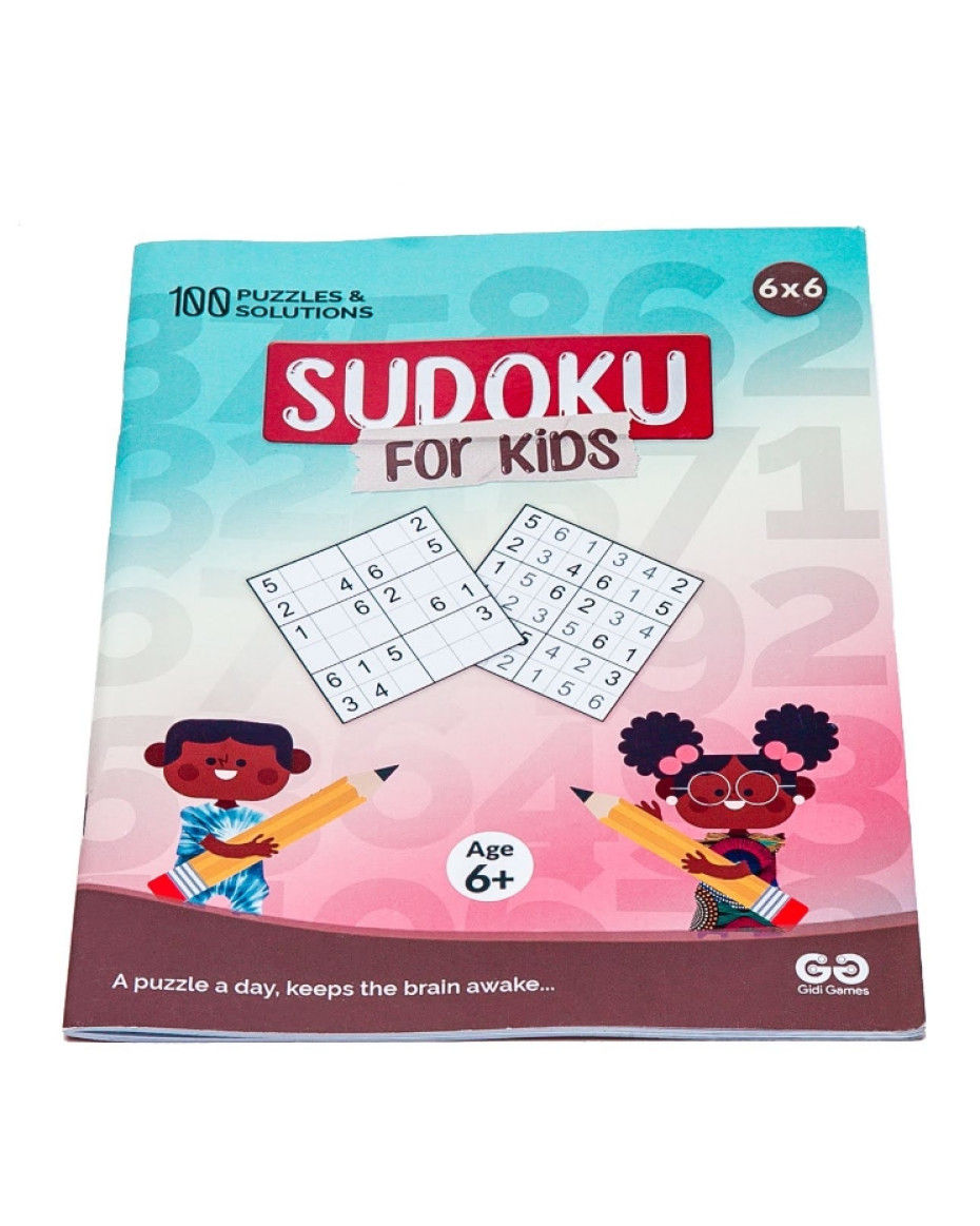 Thumbnail: Sudoku for Kids 6 x 6, 100 Puzzles & Solution, Ages 6+ by Gidi Games