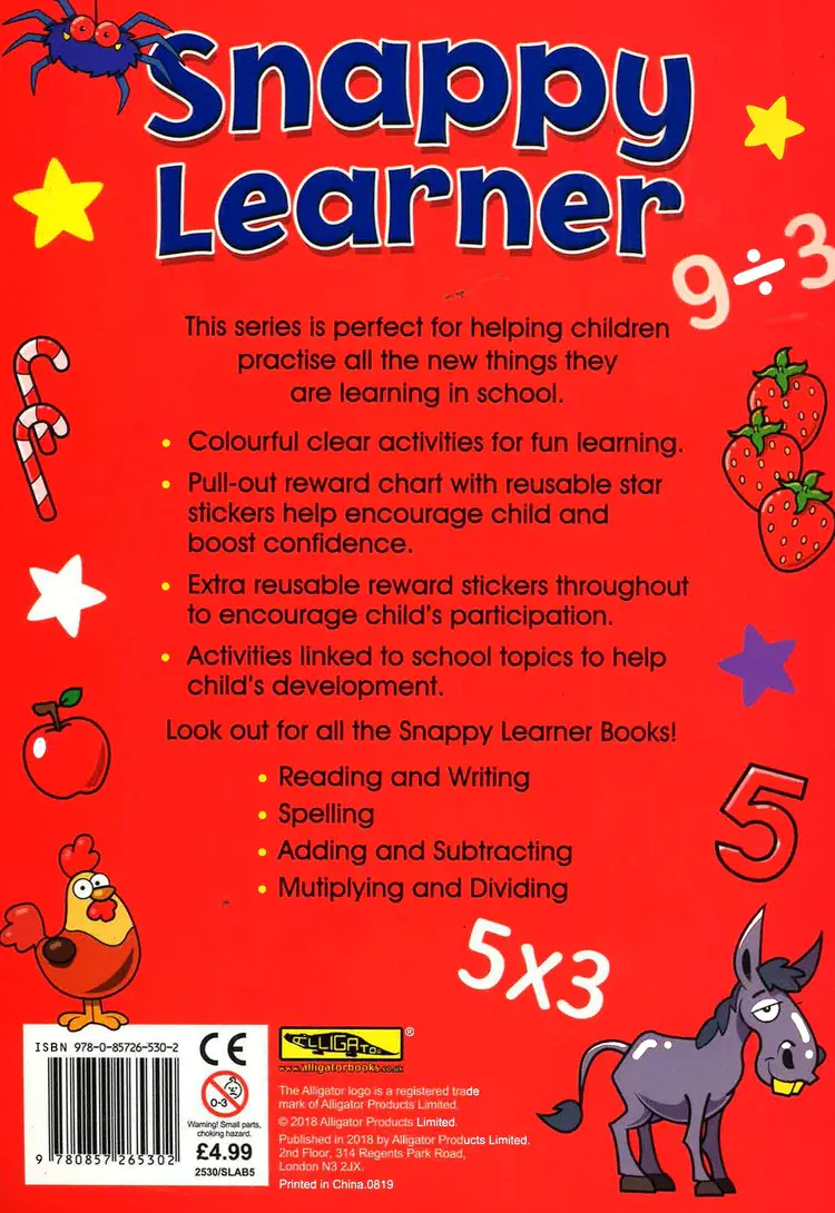Thumbnail: Snappy Learner Multiplying And Dividing, Ages 6 - 8