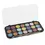 Thumbnail: Watercolor Pan Set, Pearlescent Colors, 21 Shades & Paint Brush by KINGART®