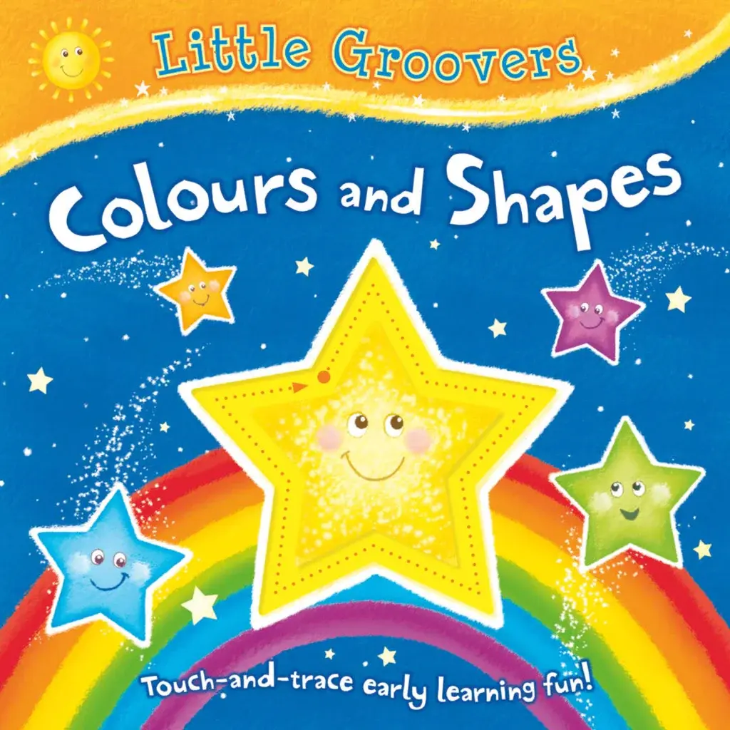Little Groovers - Colours & Shapes (A Touch & Trace Book), Board Book